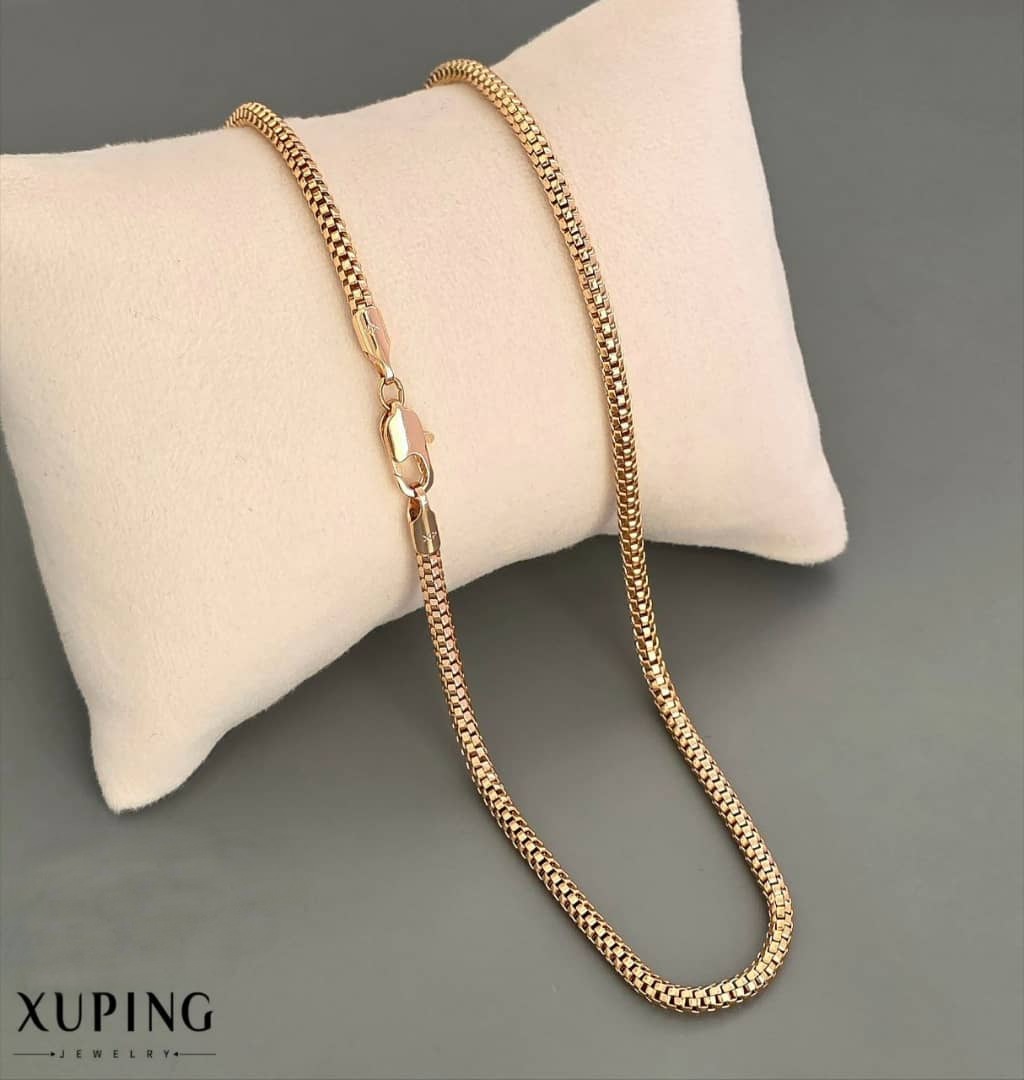 زنجیر زنانه طلایی برند ژوپینگ رنگ ثابت