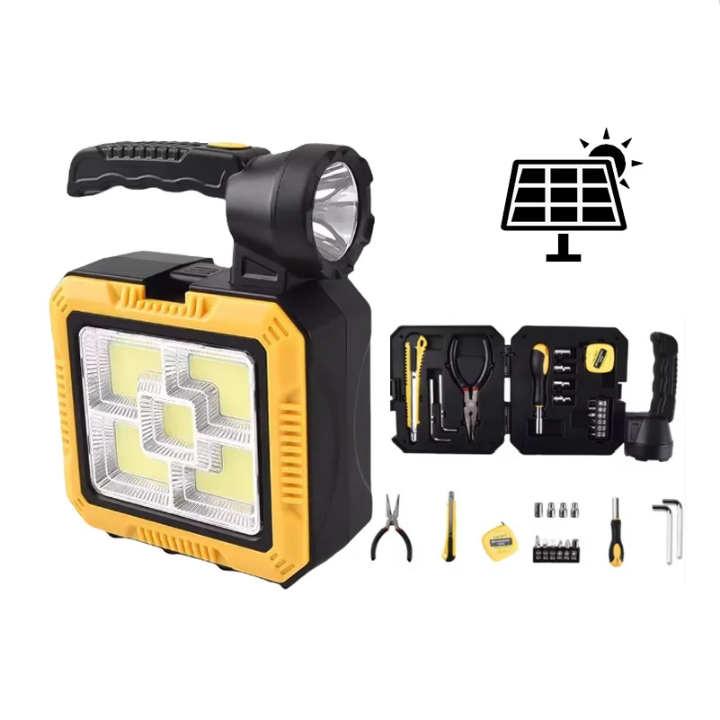 چراغ کار حرفه‌ای دوکاره با طراحی مقاوم و نوردهی فوق‌العاده، مناسب محیط‌های صنعتی، کارگاهی و خانگی