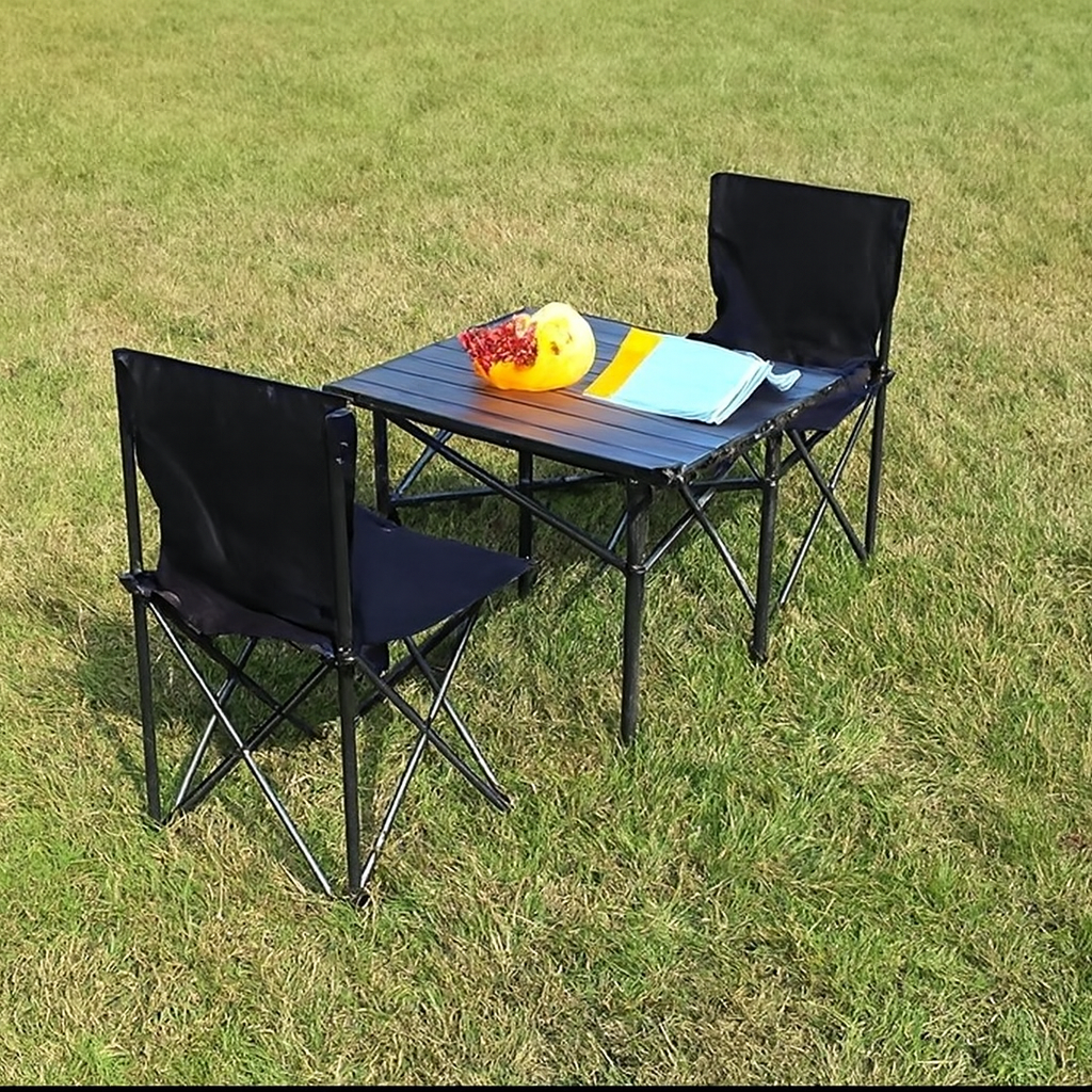 میز و صندلی 2 نفره مسافرتی تاشو دارای کیف حمل