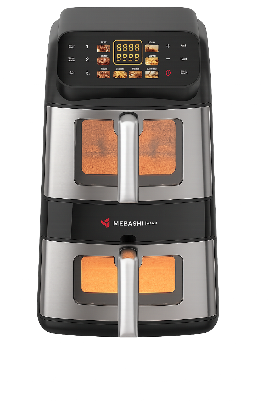 سرخ‌کن دو سبد دیجیتال مباشی مدل ME-AF1200DS — پخت سالم، سریع و همزمان دو غذا با فناوری هوای داغ