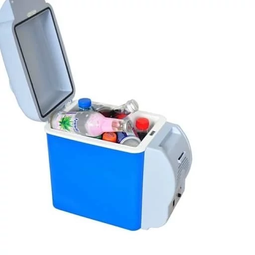 یخچال فندکی 7.5 لیتری خودرو با قابلیت سرمایش و گرمایش طراحی سبک و قابل‌حمل، مناسب سفر و کمپینگ