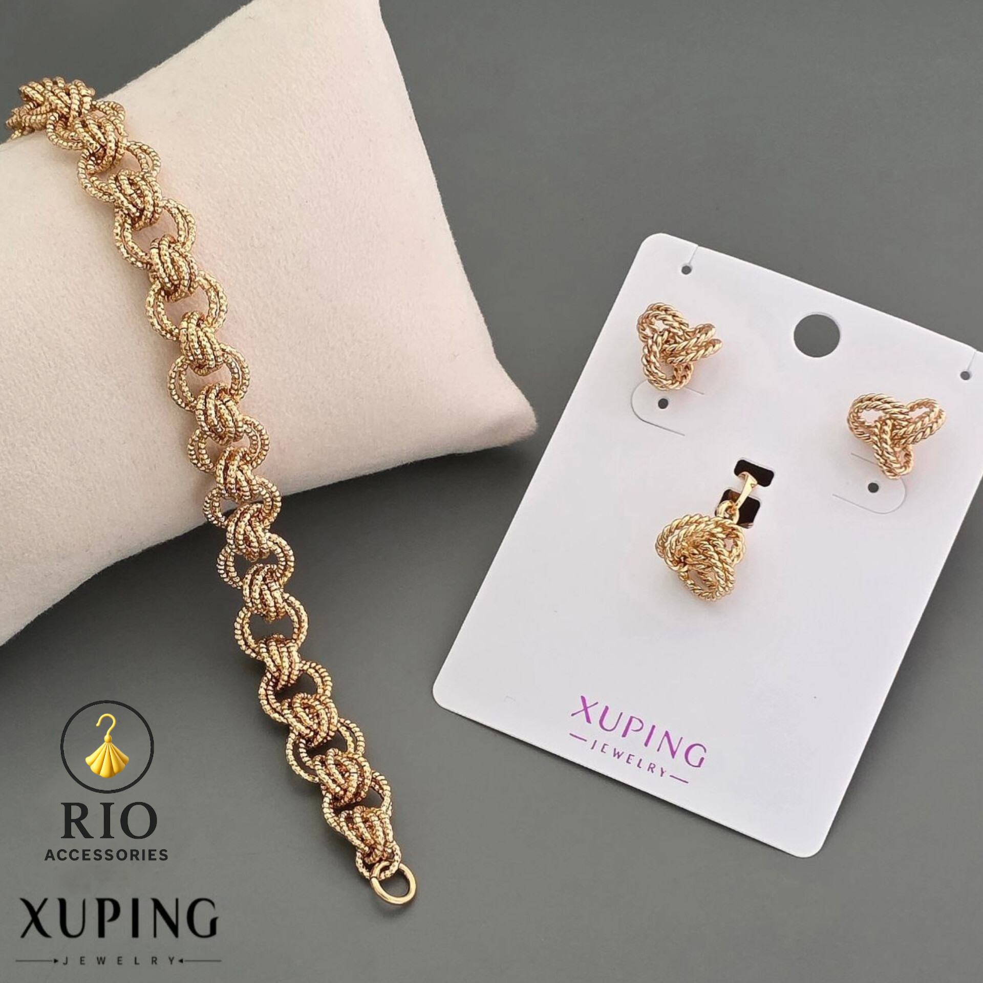 ست گردنبند، گوشواره و دستبند ژوپینگ