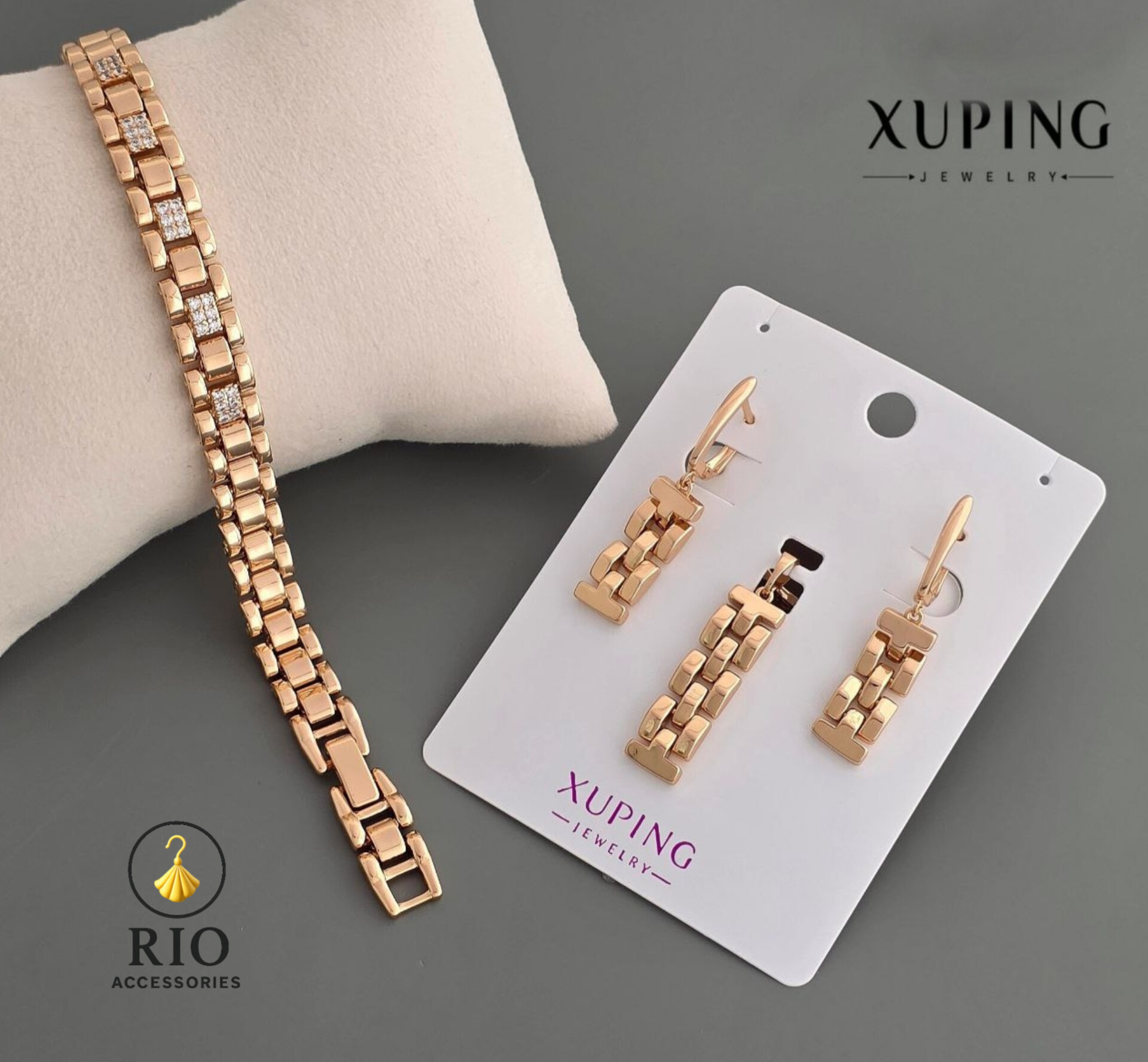 ست گوشواره، گردنبند و دستبند ژوپینگ